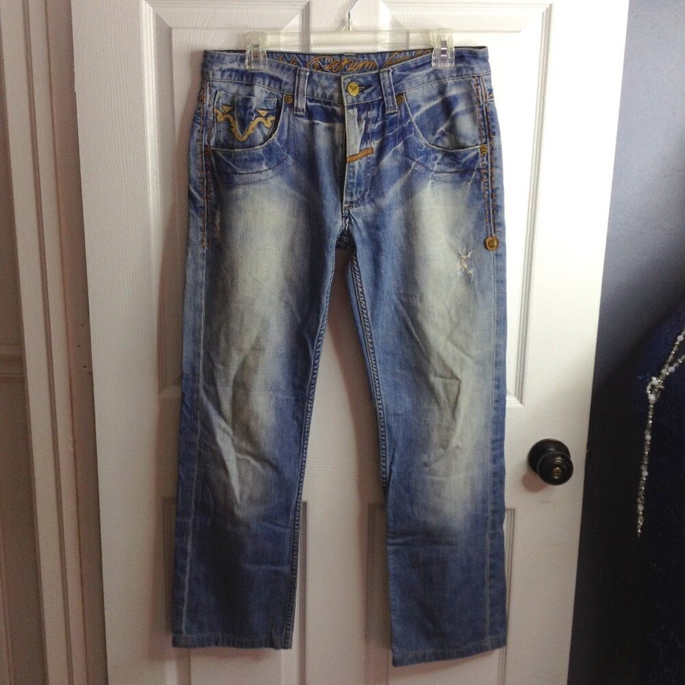 Vtg. Antik Denim, Men's 31, Embellished, Embroidered; Western, Rodeo, Cowboy